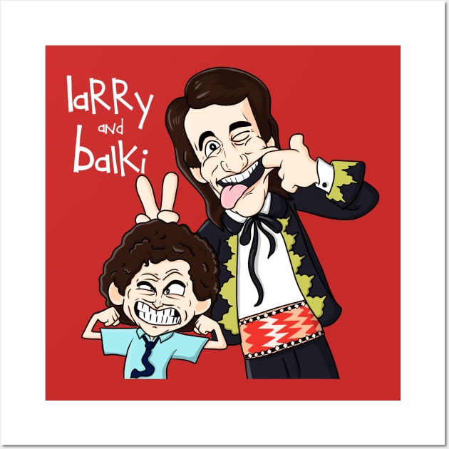 Larry y Balki Wall Art by MarianoSan